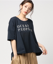 CUBE SUGAR | 21/-OE天竺クルーワイドTシャツ(Tシャツ/カットソー)