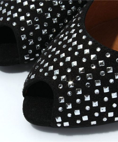 Soareak(ソアリーク)の「【Jeffrey Campbell】 スタッズオープントゥ(パンプス・レディース・ベージュ/ブラック・36/37/38)」の7枚目の写真