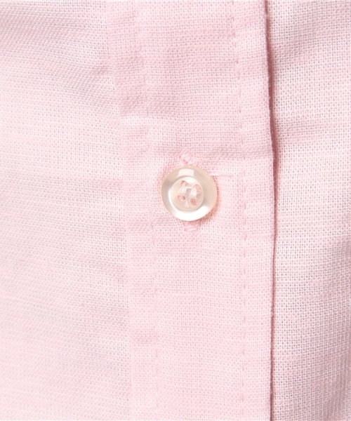 THE CASUAL（カジュアル）の「綿麻ストレッチ半袖シャツ リネンシャツ（シャツ/ブラウス・メンズ・グレー系その他/サックスブルー/ライトピンク/ホワイト/ホワイト系その他/ネイビー/ブルー系その他/レッド系その他/ストライプ/チェック/ライトイエロー/ミント/ラベンダー/カーキ/グレー・S/L/M/XL）」の22枚目の写真