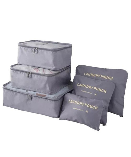 classicalelf（クラシカルエルフ）の「荷物整理に大活躍★トラベルポーチ6点セット　バッグインバッグ（トラベルグッズ・レディース・ブルー/ライトピンク/ネイビー/グレー/ワインレッド/グリーン/ピンク系その他/コーラルピンク・FREE）」の14枚目の写真