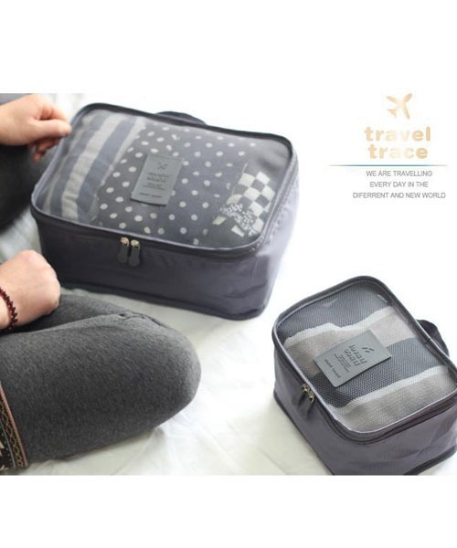 classicalelf（クラシカルエルフ）の「荷物整理に大活躍★トラベルポーチ6点セット　バッグインバッグ（トラベルグッズ・レディース・ブルー/ライトピンク/ネイビー/グレー/ワインレッド/グリーン/ピンク系その他/コーラルピンク・FREE）」の22枚目の写真