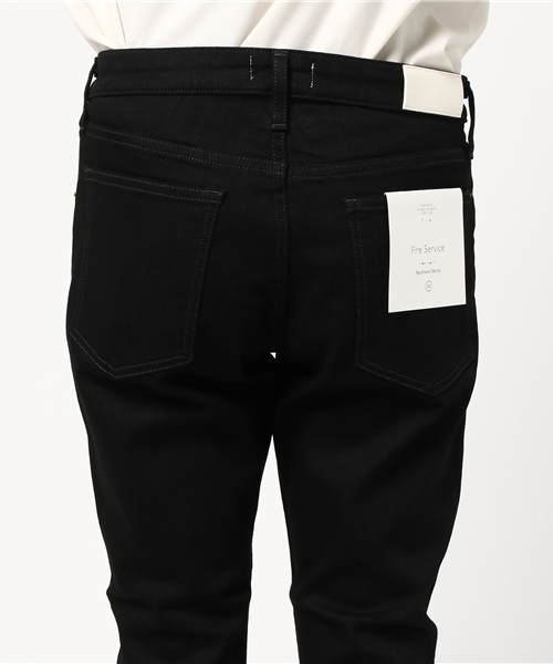 fireservice（ファイヤーサービス）の「【Fire service/ ファイヤーサービス】BA　ルーズフィットスキニーデニムパンツ（デニムパンツ・レディース・ブラック・23/24/25/26/22/27）」の8枚目の写真