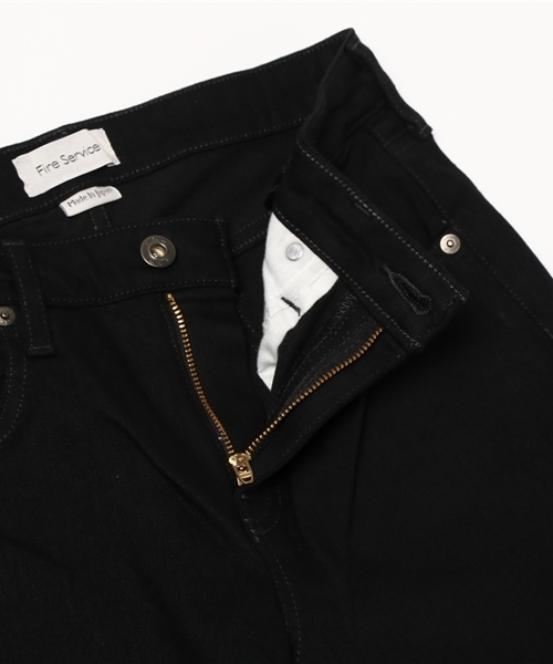 fireservice（ファイヤーサービス）の「【Fire service/ ファイヤーサービス】BA　ルーズフィットスキニーデニムパンツ（デニムパンツ・レディース・ブラック・23/24/25/26/22/27）」の7枚目の写真