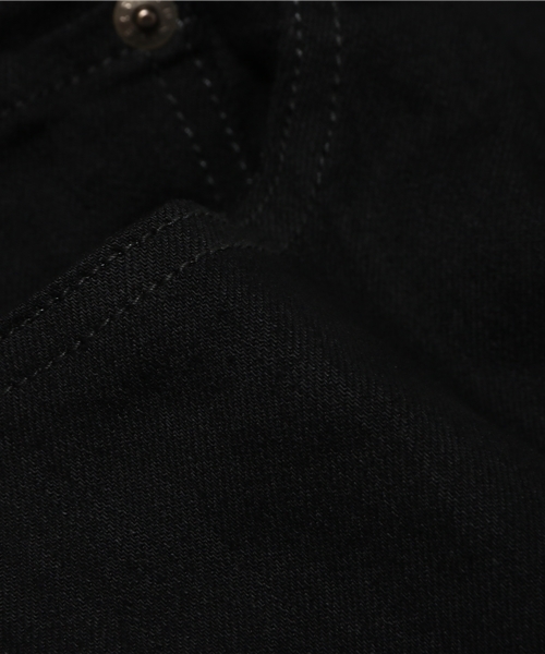 fireservice（ファイヤーサービス）の「【Fire service/ ファイヤーサービス】BA　ルーズフィットスキニーデニムパンツ（デニムパンツ・レディース・ブラック・23/24/25/26/22/27）」の3枚目の写真