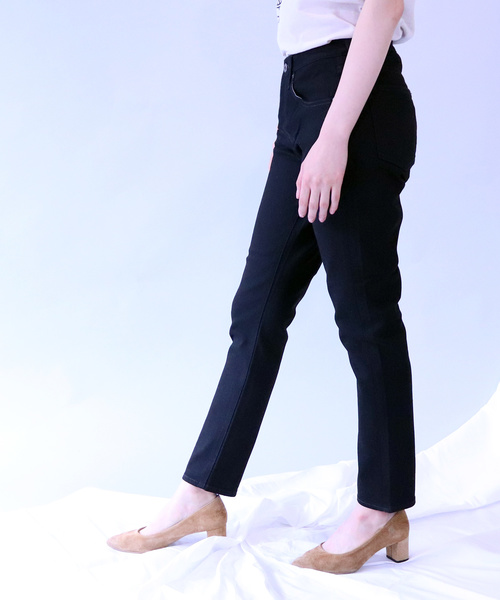 fireservice（ファイヤーサービス）の「【Fire service/ ファイヤーサービス】BA　ルーズフィットスキニーデニムパンツ（デニムパンツ・レディース・ブラック・23/24/25/26/22/27）」の18枚目の写真