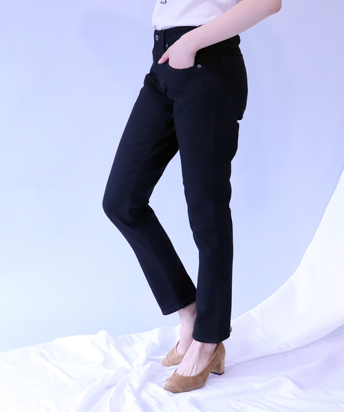 fireservice（ファイヤーサービス）の「【Fire service/ ファイヤーサービス】BA　ルーズフィットスキニーデニムパンツ（デニムパンツ・レディース・ブラック・23/24/25/26/22/27）」の17枚目の写真