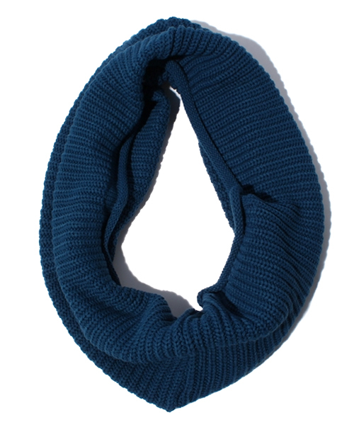 WEGO（ウィゴー）の「リブ編みスヌード（ストール/ショール・メンズ・ブラック/ダークグレー/ベージュ/ブルー系その他・FREE）」の4枚目の写真