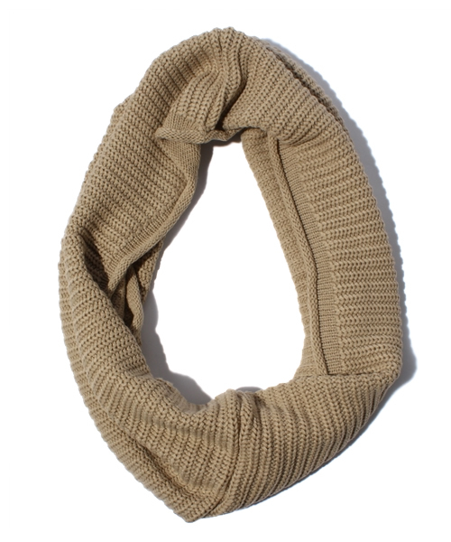 WEGO（ウィゴー）の「リブ編みスヌード（ストール/ショール・メンズ・ブラック/ダークグレー/ベージュ/ブルー系その他・FREE）」の12枚目の写真