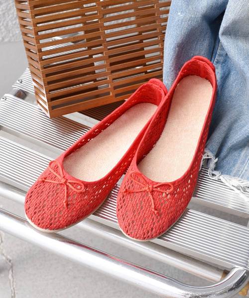 DICAS（ディカス）の「【WEB限定】DICAS:バレエシューズ◇◇（バレエシューズ・レディース・ホワイト/ブラック/レッド・36/37/38）」の3枚目の写真