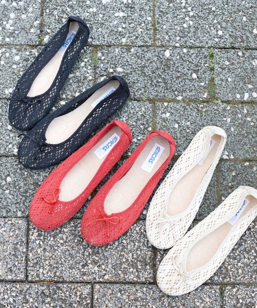 DICAS（ディカス）の「【WEB限定】DICAS:バレエシューズ◇◇（バレエシューズ・レディース・ホワイト/ブラック/レッド・36/37/38）」の6枚目の写真