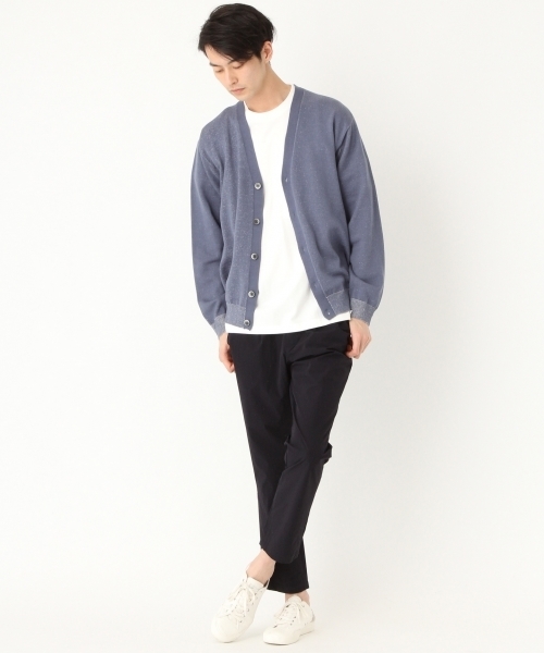 niko and...（ニコアンド）の「Nプレーティングカーディガン【niko and ...】（カーディガン/ボレロ・メンズ・ライトグレー/ベージュ/ブルー/ネイビー・LARGE/MEDIUM）」の9枚目の写真