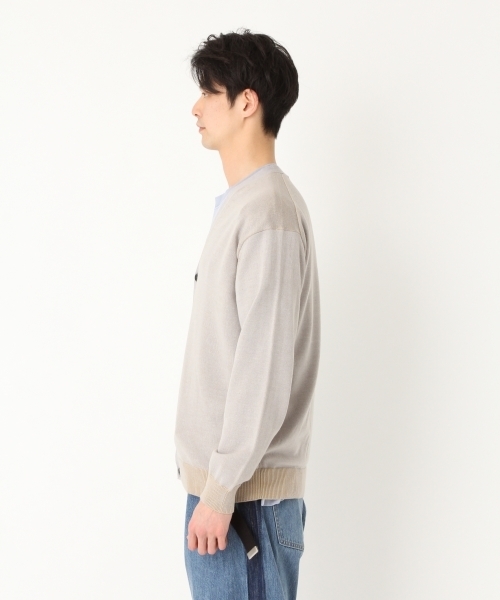 niko and...（ニコアンド）の「Nプレーティングカーディガン【niko and ...】（カーディガン/ボレロ・メンズ・ライトグレー/ベージュ/ブルー/ネイビー・LARGE/MEDIUM）」の13枚目の写真