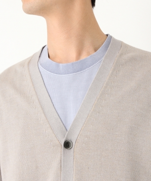niko and...（ニコアンド）の「Nプレーティングカーディガン【niko and ...】（カーディガン/ボレロ・メンズ・ライトグレー/ベージュ/ブルー/ネイビー・LARGE/MEDIUM）」の15枚目の写真