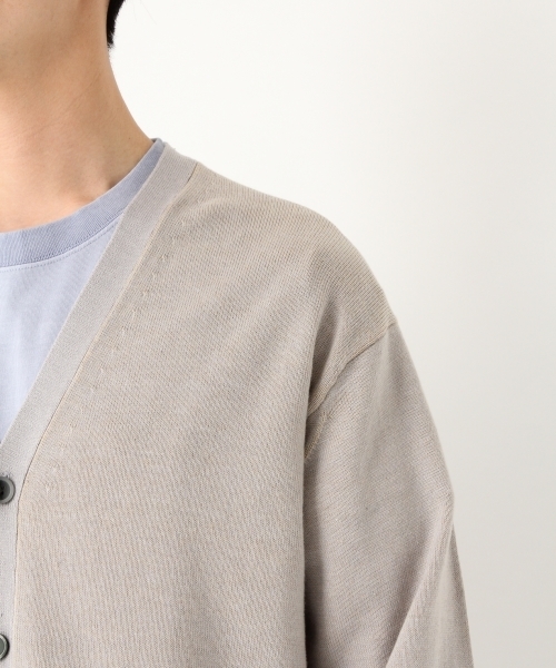 niko and...（ニコアンド）の「Nプレーティングカーディガン【niko and ...】（カーディガン/ボレロ・メンズ・ライトグレー/ベージュ/ブルー/ネイビー・LARGE/MEDIUM）」の16枚目の写真