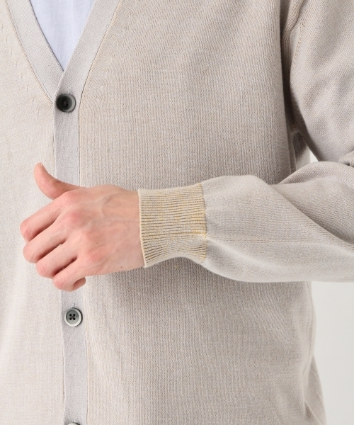 niko and...（ニコアンド）の「Nプレーティングカーディガン【niko and ...】（カーディガン/ボレロ・メンズ・ライトグレー/ベージュ/ブルー/ネイビー・LARGE/MEDIUM）」の17枚目の写真