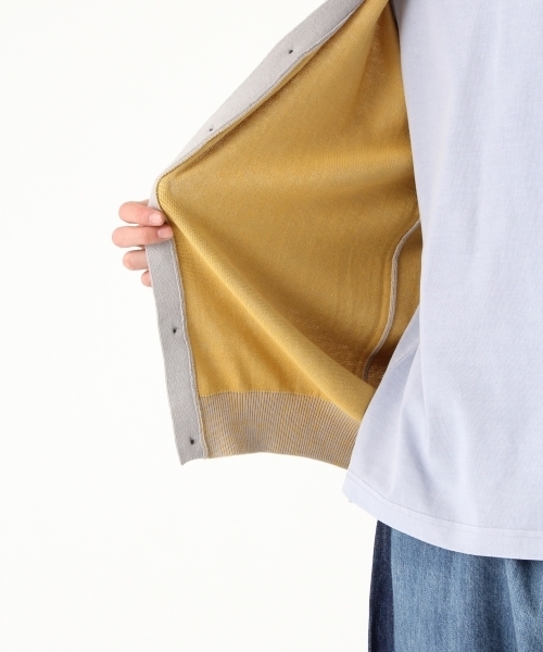 niko and...（ニコアンド）の「Nプレーティングカーディガン【niko and ...】（カーディガン/ボレロ・メンズ・ライトグレー/ベージュ/ブルー/ネイビー・LARGE/MEDIUM）」の19枚目の写真