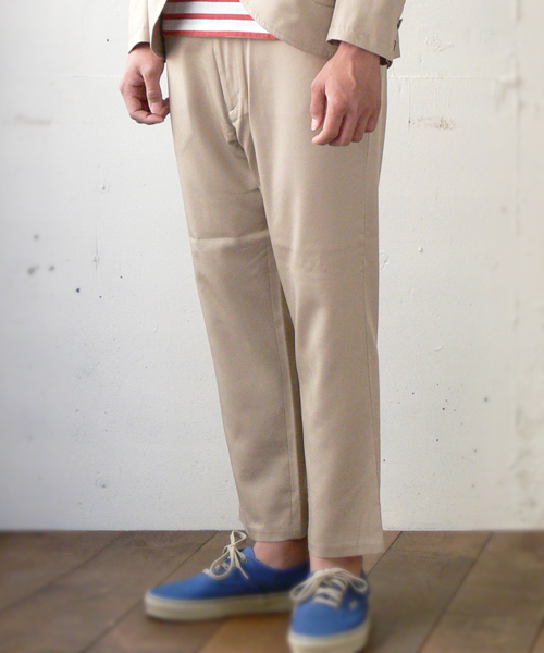 BEN DAVIS/PROJECT LINE（ベンデイビスプロジェクトライン）の「TAPER (MADE IN JAPAN)（スラックス・メンズ・ベージュ/ネイビー・30inch/32inch/34inch）」の2枚目の写真