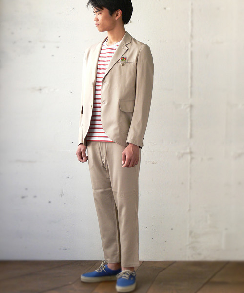 BEN DAVIS/PROJECT LINE（ベンデイビスプロジェクトライン）の「TAPER (MADE IN JAPAN)（スラックス・メンズ・ベージュ/ネイビー・30inch/32inch/34inch）」の12枚目の写真