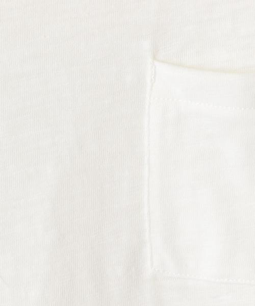 green label relaxing（グリーンレーベルリラクシング）の「【キッズ】オーバーサイズポケットT 5スリーブ ◆（Tシャツ/カットソー・キッズ・ライトピンク/ライム/ライトグレー/オフホワイト・135/105/115/95/125）」の9枚目の写真