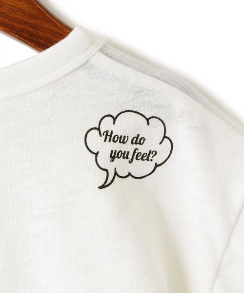 green label relaxing（グリーンレーベルリラクシング）の「【キッズ】オーバーサイズポケットT 5スリーブ ◆（Tシャツ/カットソー・キッズ・ライトピンク/ライム/ライトグレー/オフホワイト・135/105/115/95/125）」の13枚目の写真