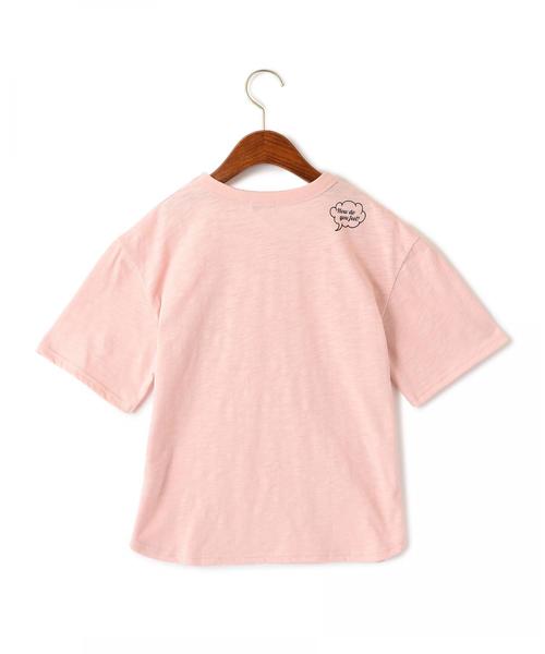 green label relaxing（グリーンレーベルリラクシング）の「【キッズ】オーバーサイズポケットT 5スリーブ ◆（Tシャツ/カットソー・キッズ・ライトピンク/ライム/ライトグレー/オフホワイト・135/105/115/95/125）」の16枚目の写真