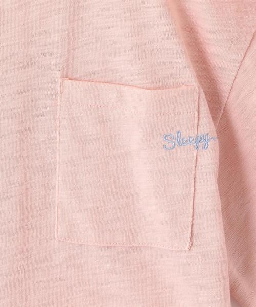 green label relaxing（グリーンレーベルリラクシング）の「【キッズ】オーバーサイズポケットT 5スリーブ ◆（Tシャツ/カットソー・キッズ・ライトピンク/ライム/ライトグレー/オフホワイト・135/105/115/95/125）」の17枚目の写真