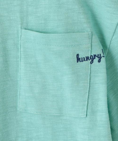 green label relaxing（グリーンレーベルリラクシング）の「【キッズ】オーバーサイズポケットT 5スリーブ ◆（Tシャツ/カットソー・キッズ・ライトピンク/ライム/ライトグレー/オフホワイト・135/105/115/95/125）」の11枚目の写真