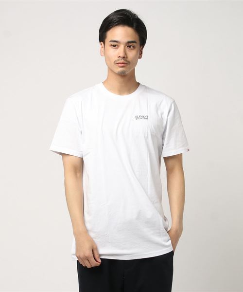 ELEMENT(エレメント)の「ELEMENT メンズ QUALITY MARK SS Tシャツ(Tシャツ/カットソー・メンズ・オフホワイト/ホワイト・LARGE/MEDIUM/X-LARGE)」の1枚目の写真