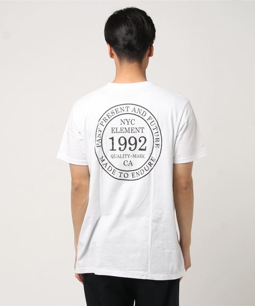 ELEMENT(エレメント)の「ELEMENT メンズ QUALITY MARK SS Tシャツ(Tシャツ/カットソー・メンズ・オフホワイト/ホワイト・LARGE/MEDIUM/X-LARGE)」の4枚目の写真