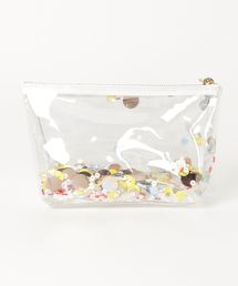 クリアスパングルポーチ