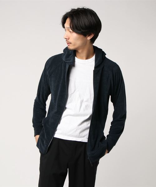 MACKINTOSH PHILOSOPHY（ﾏｯｷﾝﾄｯｼｭ ﾌｨﾛｿﾌｨｰ）の「【店舗限定】 ポリエステルパイル ジップアップパーカ（パーカー・メンズ・ホワイト系その他/ホワイト/ライトグレー/ブルー/ネイビー/ダークネイビー/ブルー系その他・42/36/38/40）」の5枚目の写真