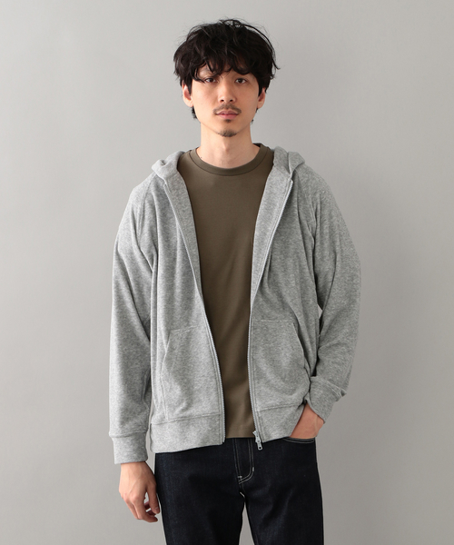 MACKINTOSH PHILOSOPHY（ﾏｯｷﾝﾄｯｼｭ ﾌｨﾛｿﾌｨｰ）の「【店舗限定】 ポリエステルパイル ジップアップパーカ（パーカー・メンズ・ホワイト系その他/ホワイト/ライトグレー/ブルー/ネイビー/ダークネイビー/ブルー系その他・42/36/38/40）」の20枚目の写真