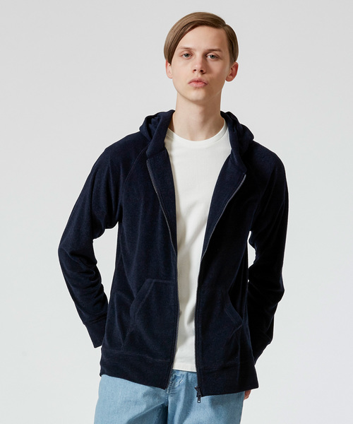 MACKINTOSH PHILOSOPHY（ﾏｯｷﾝﾄｯｼｭ ﾌｨﾛｿﾌｨｰ）の「【店舗限定】 ポリエステルパイル ジップアップパーカ（パーカー・メンズ・ホワイト系その他/ホワイト/ライトグレー/ブルー/ネイビー/ダークネイビー/ブルー系その他・42/36/38/40）」の21枚目の写真