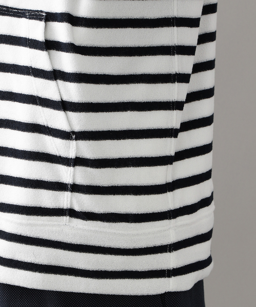 MACKINTOSH PHILOSOPHY（ﾏｯｷﾝﾄｯｼｭ ﾌｨﾛｿﾌｨｰ）の「【店舗限定】 ポリエステルパイル ジップアップパーカ（パーカー・メンズ・ホワイト系その他/ホワイト/ライトグレー/ブルー/ネイビー/ダークネイビー/ブルー系その他・42/36/38/40）」の15枚目の写真