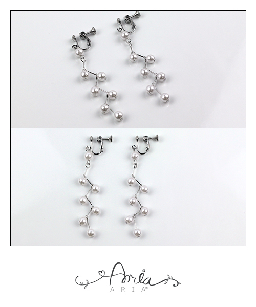 apres jour(アプレジュール)の「【apres jour×ARIAZ】ジグザグパールイヤリング(イヤリング・レディース・シルバー/ゴールド・FREE)」の8枚目の写真