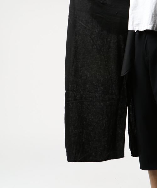 MOUSSY（マウジー）の「LINEN WRAP GOWN（その他アウター・レディース・ライトブラウン/ブラック/ライトグレー・FREE）」の6枚目の写真
