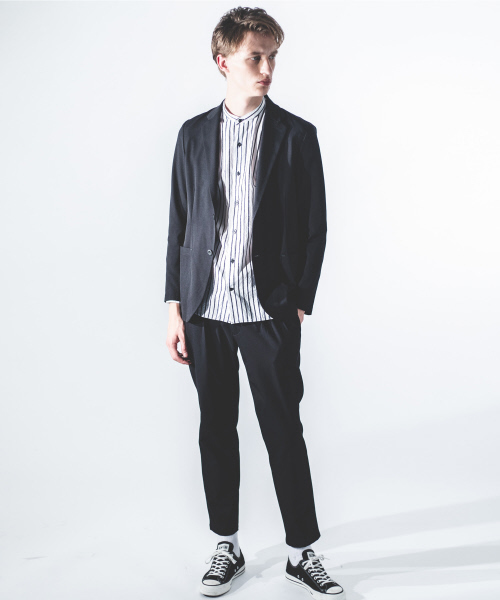 ABAHOUSE(アバハウス)の「【ノンストレス/セットアップ対応】ワンプリーツイージーパンツ(その他パンツ・メンズ・ブラック/ネイビー/カーキ・44/46/48)」の6枚目の写真