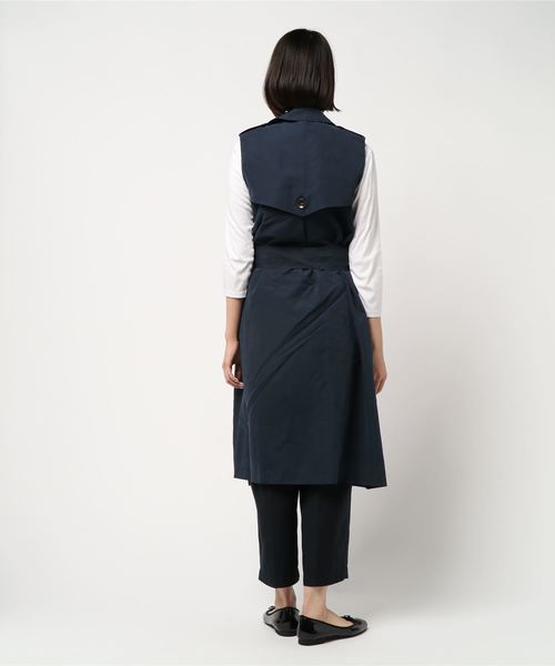 Pierrot（ピエロ）の「ロングトレンチジレ（トレンチコート・レディース・ベージュ/ネイビー/キャメル・M/L）」の5枚目の写真