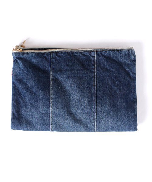 Denime（ドゥニーム）の「DENIM CLUTCH BAG（クラッチバッグ・メンズ・ブルー/インディゴブルー・FREE）」の2枚目の写真