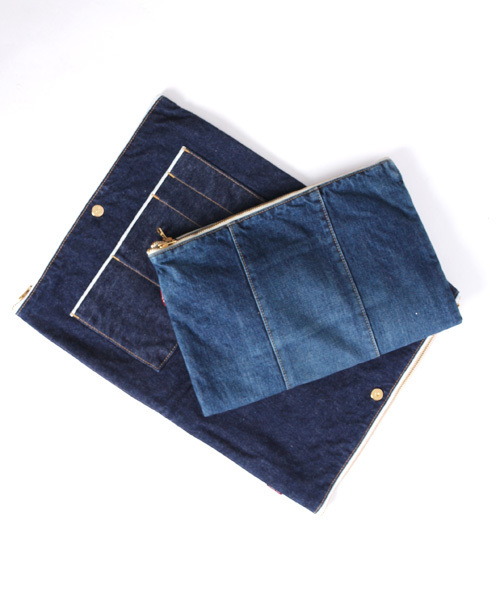 Denime（ドゥニーム）の「DENIM CLUTCH BAG（クラッチバッグ・メンズ・ブルー/インディゴブルー・FREE）」の12枚目の写真