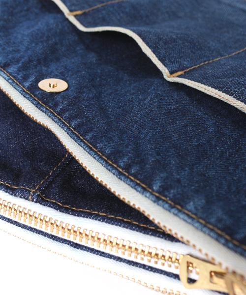 Denime（ドゥニーム）の「DENIM CLUTCH BAG（クラッチバッグ・メンズ・ブルー/インディゴブルー・FREE）」の15枚目の写真