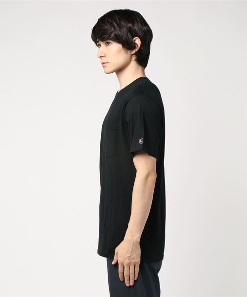 FACTOTUM(ファクトタム)の「【FACTOTUM】30/スーパー度詰め天竺2パックT(Tシャツ/カットソー・メンズ・ブラック・46/48)」の2枚目の写真