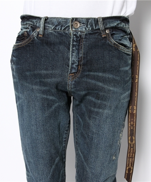goa(ゴア)の「10oz デニムスキニーパンツ(デニムパンツ・メンズ・ブラック/インディゴブルー・0/1/2)」の5枚目の写真