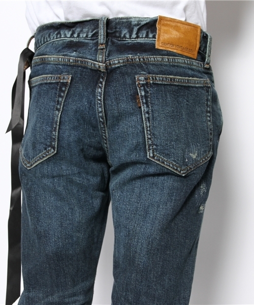 goa(ゴア)の「10oz デニムスキニーパンツ(デニムパンツ・メンズ・ブラック/インディゴブルー・0/1/2)」の6枚目の写真