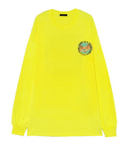 Candy Stripper（キャンディストリッパー）の「PUCKISH RAT L/S Tシャツ（Tシャツ/カットソー・レディース・ホワイト/ブラック/パープル/イエロー/グリーン系その他・2）」の4枚目の写真