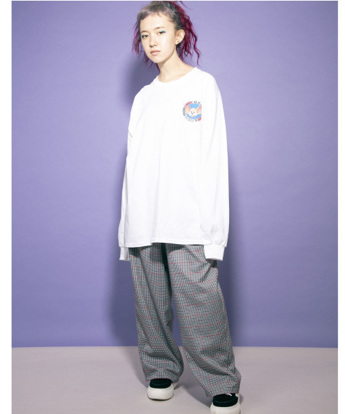 Candy Stripper（キャンディストリッパー）の「PUCKISH RAT L/S Tシャツ（Tシャツ/カットソー・レディース・ホワイト/ブラック/パープル/イエロー/グリーン系その他・2）」の6枚目の写真