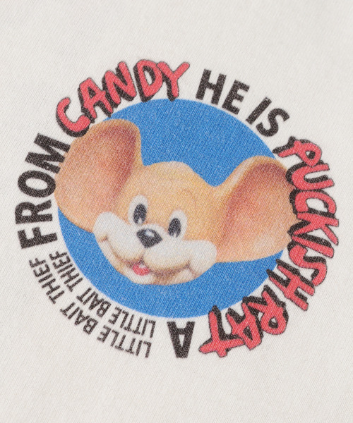 Candy Stripper（キャンディストリッパー）の「PUCKISH RAT L/S Tシャツ（Tシャツ/カットソー・レディース・ホワイト/ブラック/パープル/イエロー/グリーン系その他・2）」の13枚目の写真