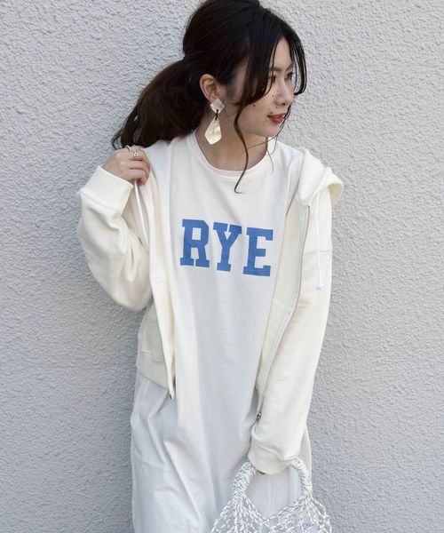 Khaju(カージュ)の「Khaju:ルーズフードジップパーカー(パーカー・レディース・ホワイト/ライトグレー/ベージュ系その他・ONE SIZE)」の2枚目の写真