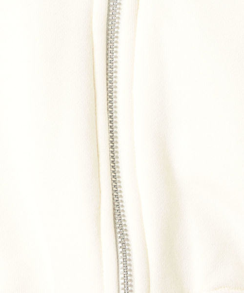 Khaju(カージュ)の「Khaju:ルーズフードジップパーカー(パーカー・レディース・ホワイト/ライトグレー/ベージュ系その他・ONE SIZE)」の6枚目の写真