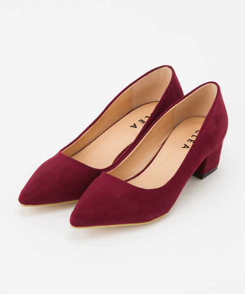 CLEA（クレア）の「【4.5cmヒール】デイリーポインテッドチャンキーパンプス（パンプス・レディース・ベージュ/ブラック/グレー/ブラック系その他/ワイン/キャメル・23.5cm/25.0cm/23.0cm/24.0cm/24.5cm/22.5cm）」の21枚目の写真